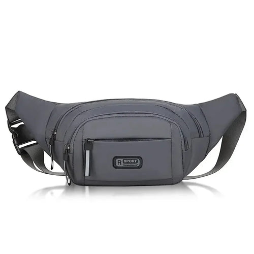 Men Canvas Fanny Waist Packs Unisex Fit Waistpack Mobile Sports