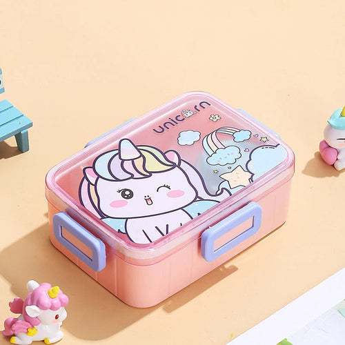 Cute Lunch Box for Kids Girls Boys With Compartments Bento Lunchbox