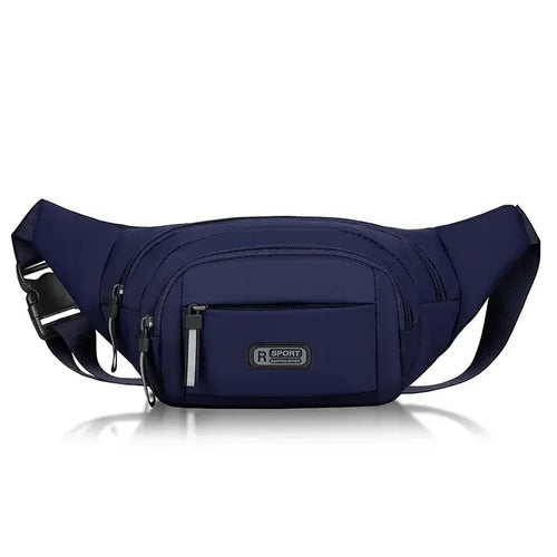 Men Canvas Fanny Waist Packs Unisex Fit Waistpack Mobile Sports