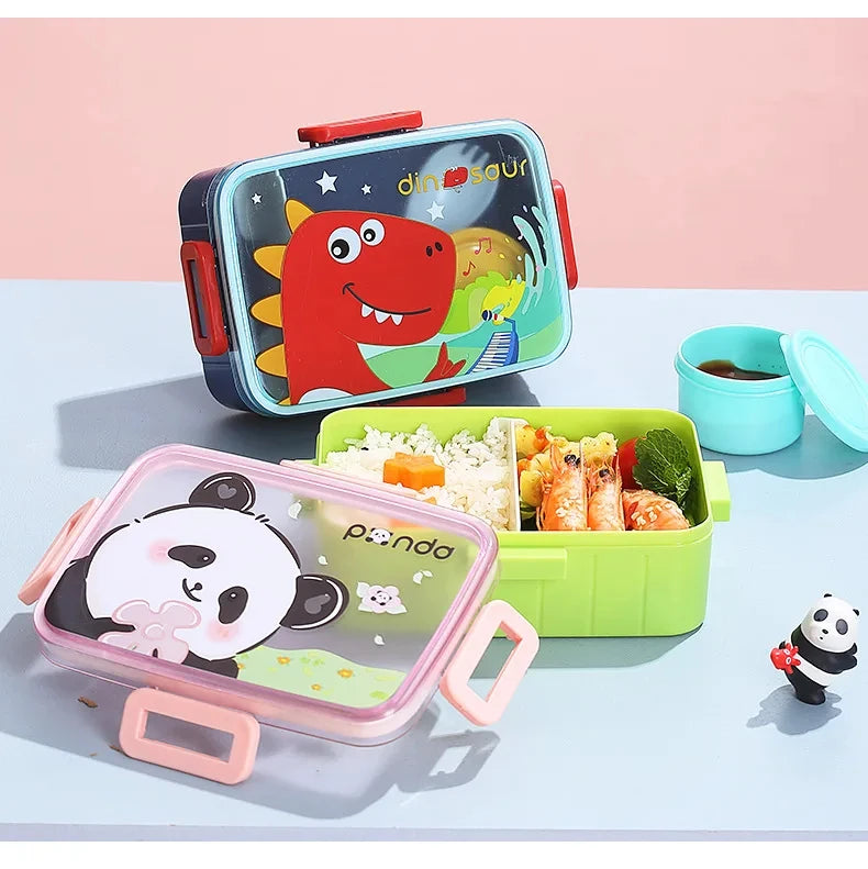 Cute Lunch Box for Kids Girls Boys With Compartments Bento Lunchbox