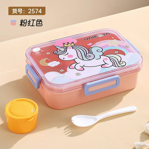 Cute Lunch Box for Kids Girls Boys With Compartments Bento Lunchbox
