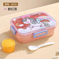 Cute Lunch Box for Kids Girls Boys With Compartments Bento Lunchbox