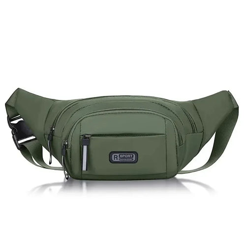 Men Canvas Fanny Waist Packs Unisex Fit Waistpack Mobile Sports