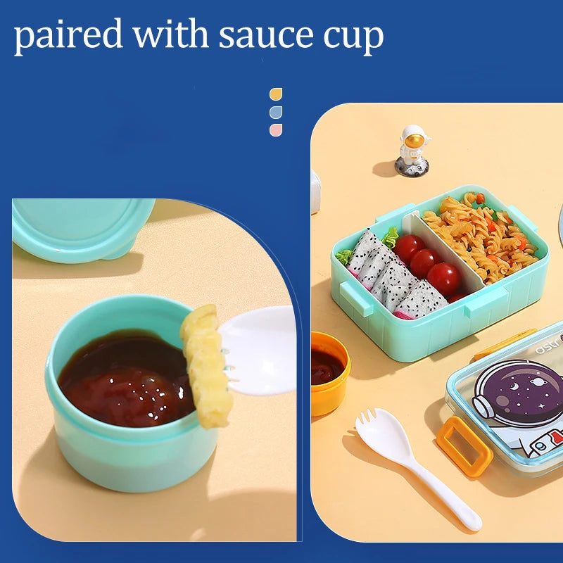 Cute Lunch Box for Kids Girls Boys With Compartments Bento Lunchbox