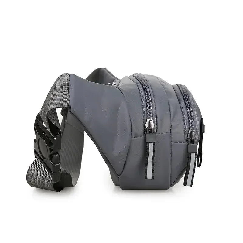 Men Canvas Fanny Waist Packs Unisex Fit Waistpack Mobile Sports