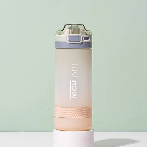 600ml Water Bottles Fashion Water Bottle with Straw BPA Free Portable