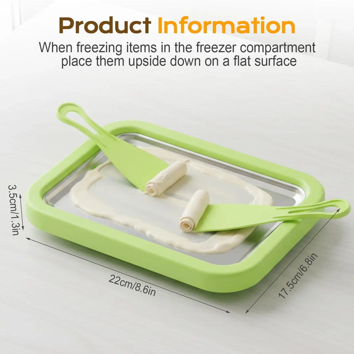 Multifunctional Rolled Ice Cream Maker Cold Sweet Fried Ice Pan DIY