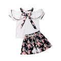 Summer Pretty Kids Girl Clothes Sets Princess 2Pcs