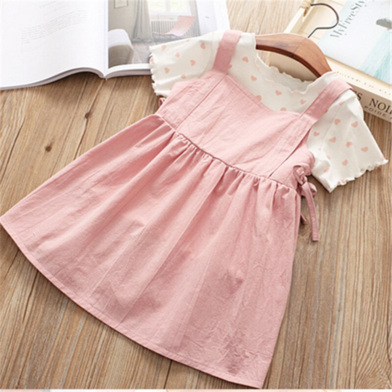 Sweet Kids Girl Summer Outfits Cotton Clothes