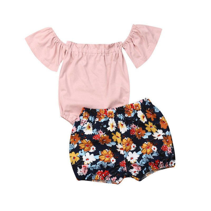 Toddler Kid Baby Girl Clothes Romper Tops Susnuit