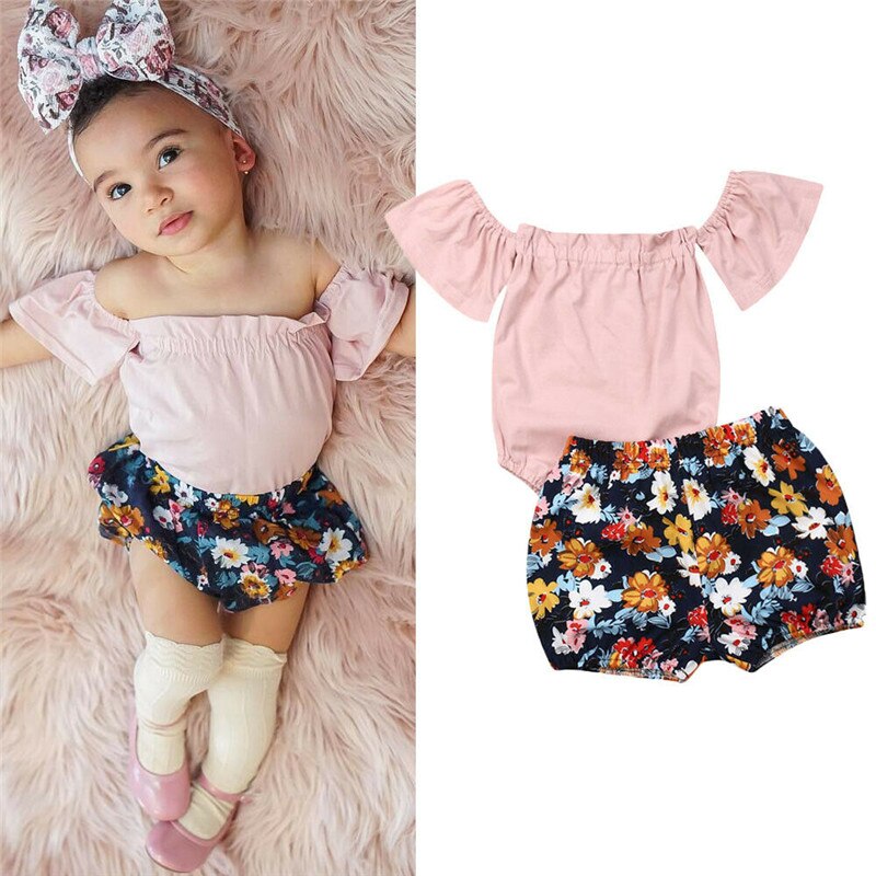 Toddler Kid Baby Girl Clothes Romper Tops Susnuit