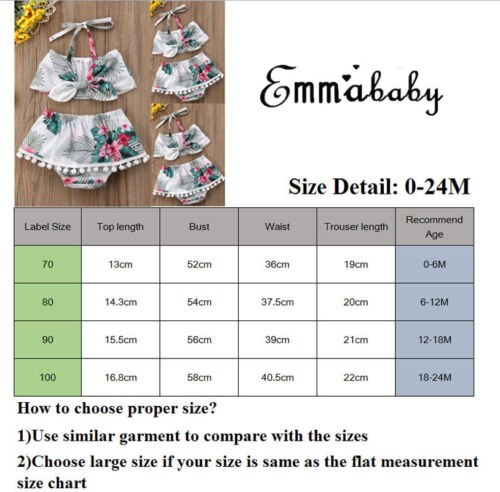 Toddler Kids Baby Girls Summer Outfits Clothes