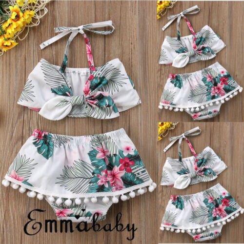 Toddler Kids Baby Girls Summer Outfits Clothes