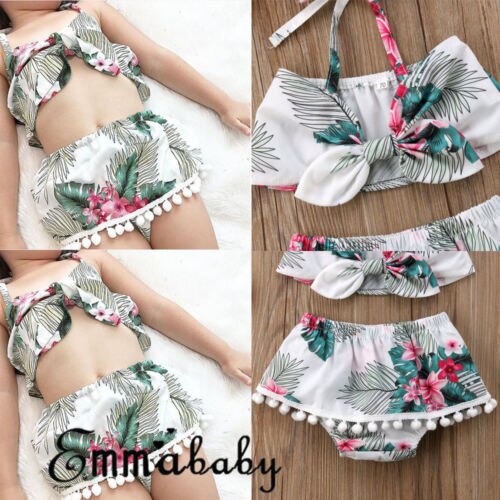 Toddler Kids Baby Girls Summer Outfits Clothes