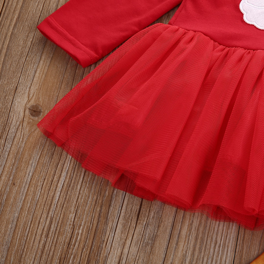 Xams Cute Baby Girl Santa  Outfits Toddler Kids
