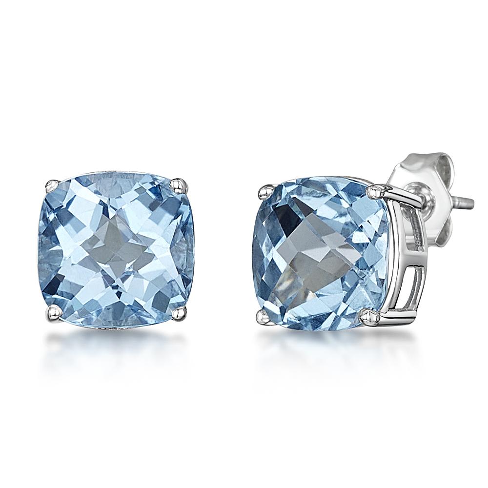 Dazzlers Birthstone Stud Earrings Sterling Silver