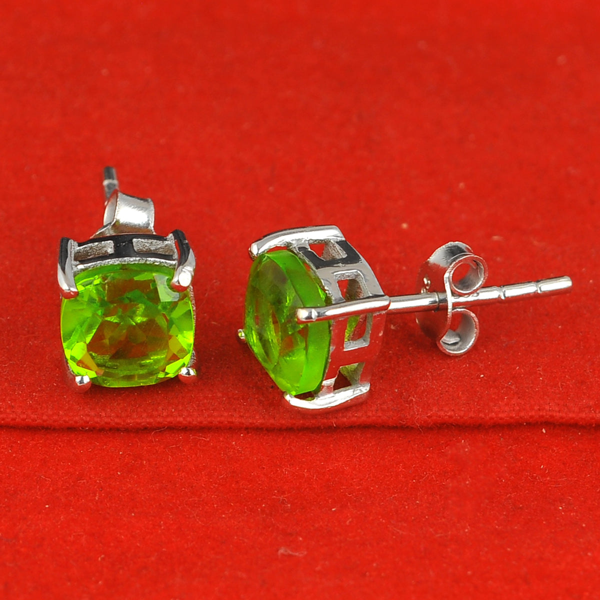 Dazzlers Birthstone Stud Earrings Sterling Silver