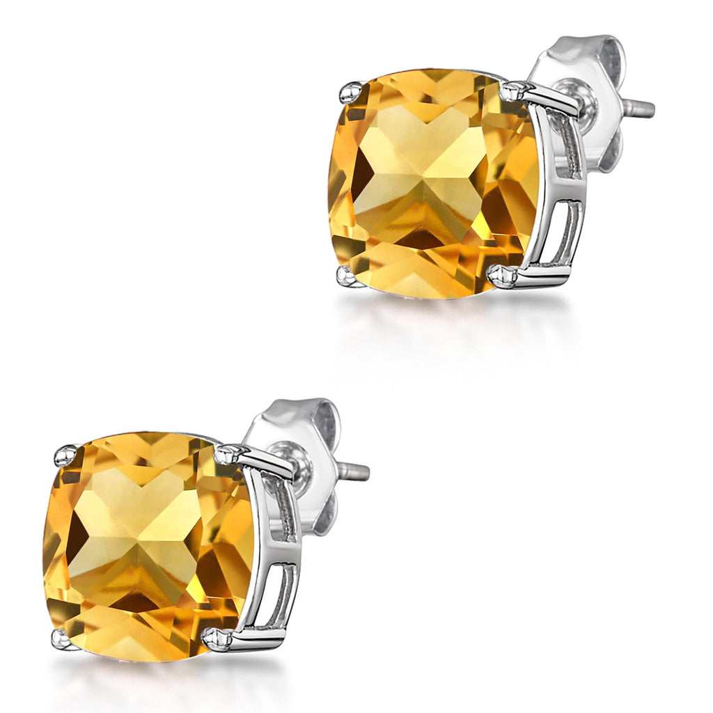 Dazzlers Birthstone Stud Earrings Sterling Silver