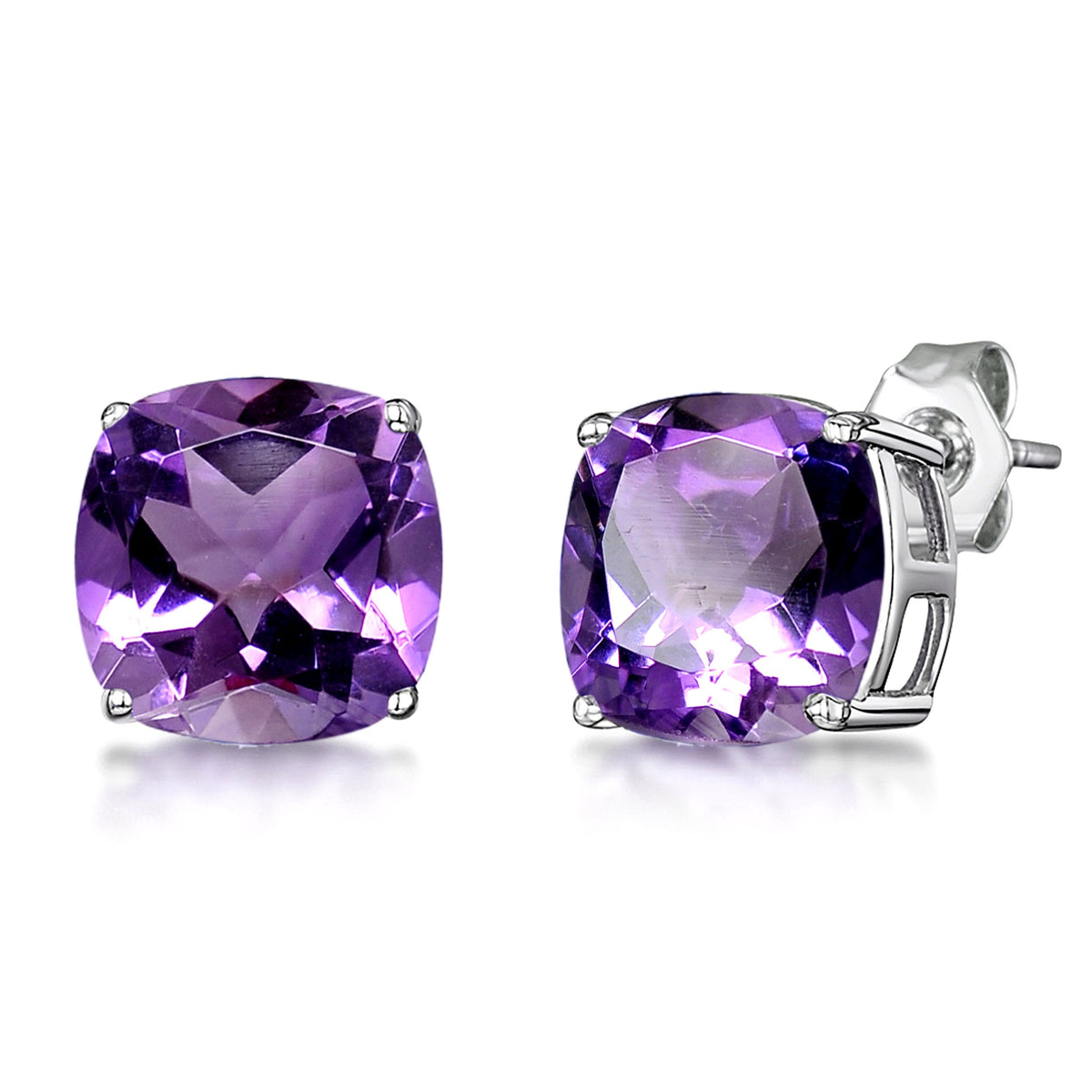 Dazzlers Birthstone Stud Earrings Sterling Silver