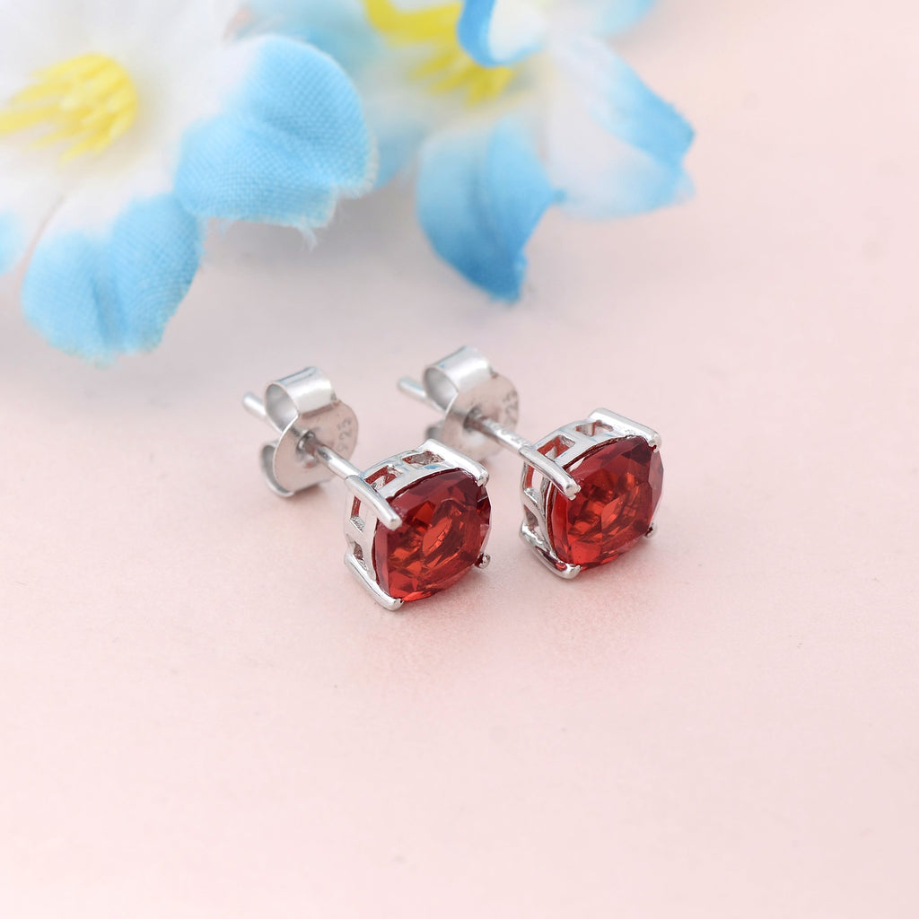 Dazzlers Birthstone Stud Earrings Sterling Silver