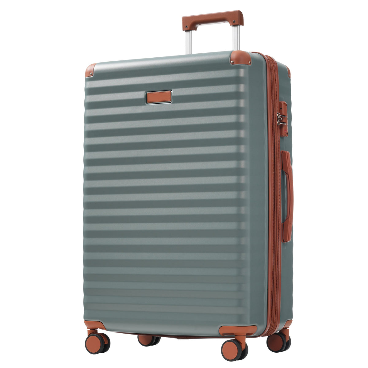 5-Piece ABS Hardshell Luggage Set with Front Opening, TSA Lock, USB