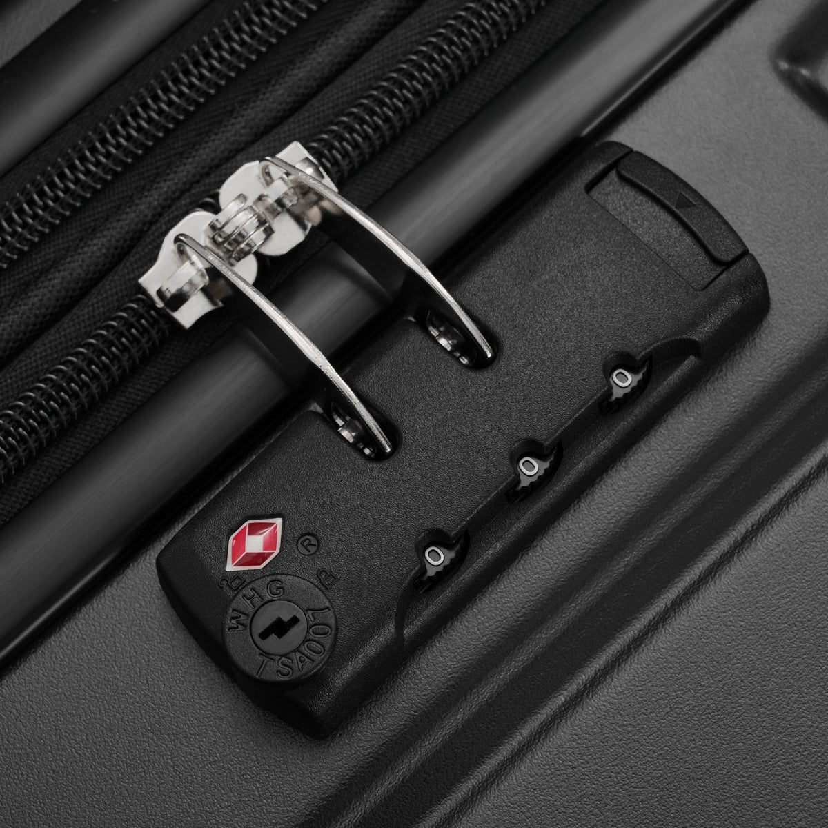5-Piece ABS Hardshell Luggage Set with Half-Opening Cases and Double