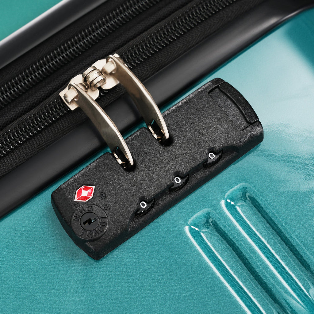 3-Piece PC Hardshell Luggage Set with TSA Lock, Spinner Wheels,