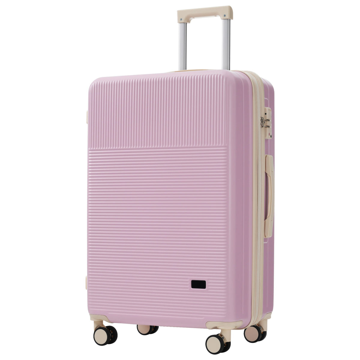5-Piece ABS Hardshell Luggage Set with Half-Opening Cases and Double