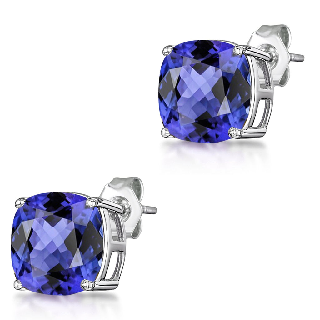 Dazzlers Birthstone Stud Earrings Sterling Silver