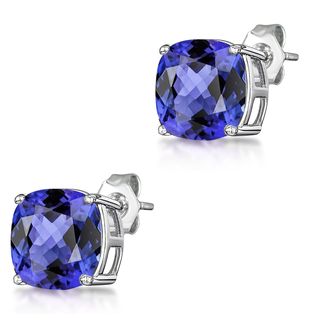 Dazzlers Birthstone Stud Earrings Sterling Silver