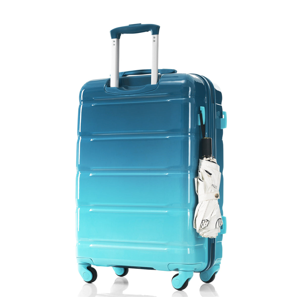 3-piece Luggage Set, 20-inch USB Airline Certified Carry-on ABS+PC