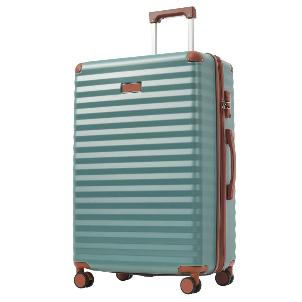 5-Piece ABS Hardshell Luggage Set with Front Opening, TSA Lock, USB