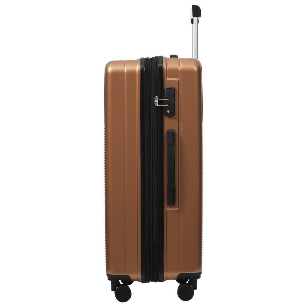 5-Piece ABS Hardshell Luggage Set with Half-Opening Cases and Double