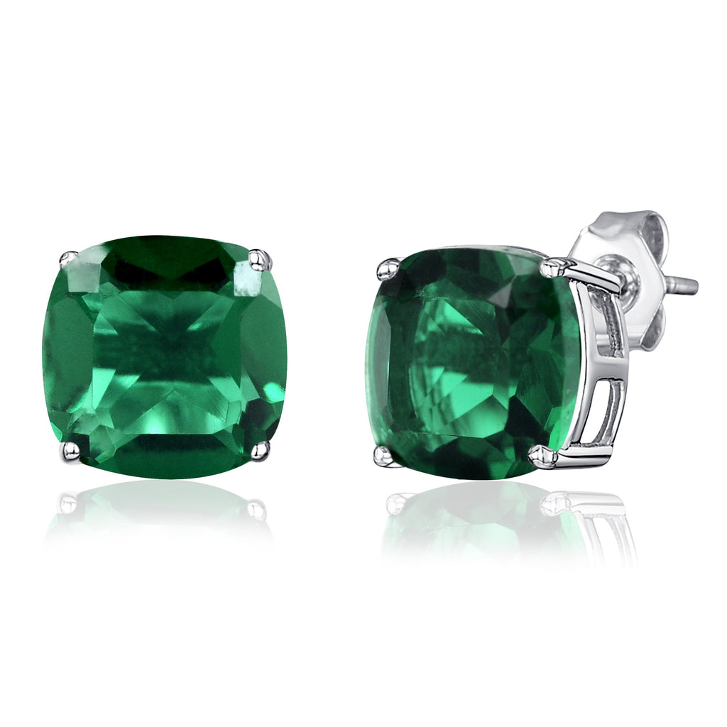Dazzlers Birthstone Stud Earrings Sterling Silver
