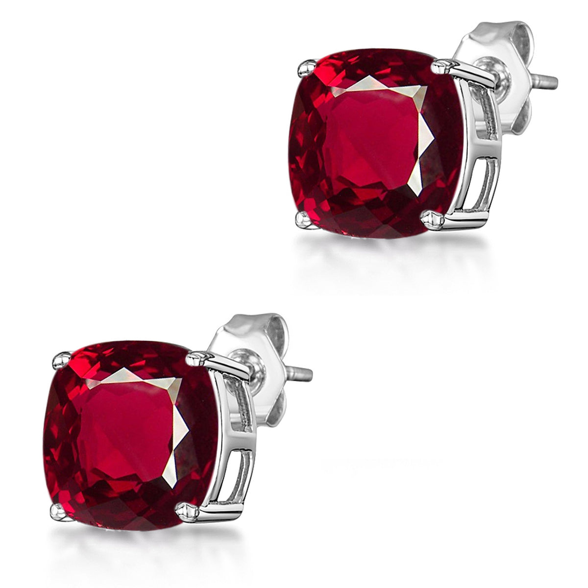 Dazzlers Birthstone Stud Earrings Sterling Silver