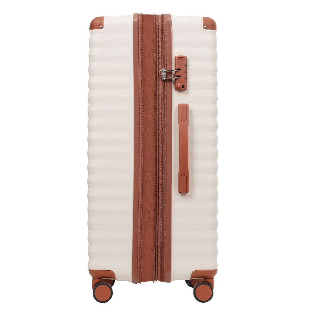 5-Piece ABS Hardshell Luggage Set with Front Opening, TSA Lock, USB