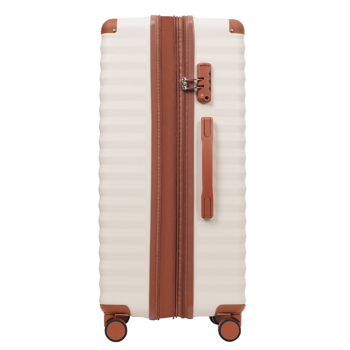 5-Piece ABS Hardshell Luggage Set with Front Opening, TSA Lock, USB