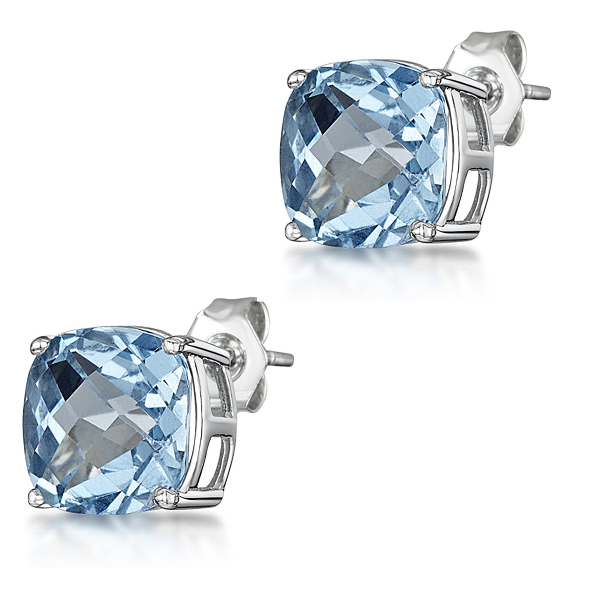 Dazzlers Birthstone Stud Earrings Sterling Silver