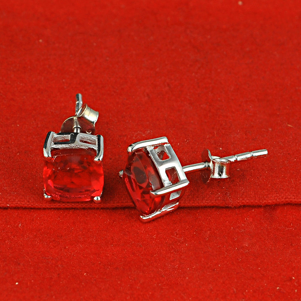 Dazzlers Birthstone Stud Earrings Sterling Silver