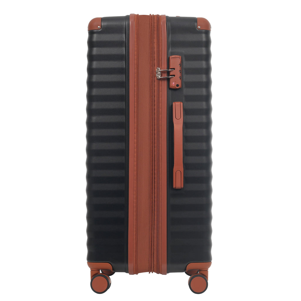 5-Piece ABS Hardshell Luggage Set with Front Opening, TSA Lock, USB