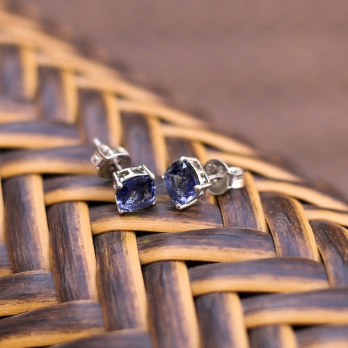 Dazzlers Birthstone Stud Earrings Sterling Silver