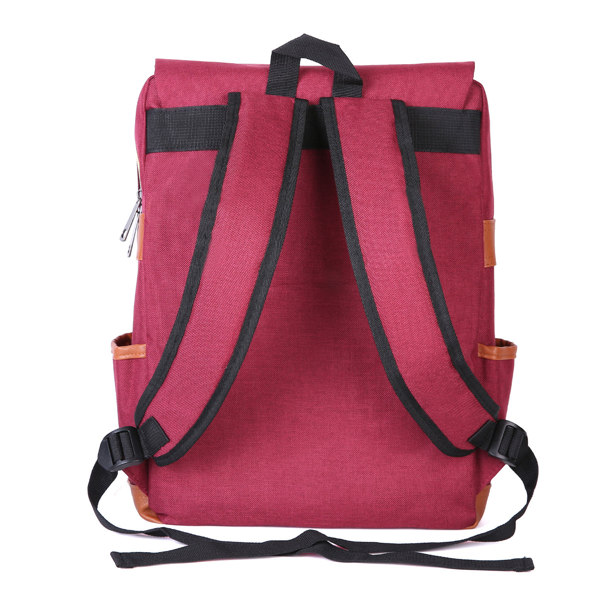 Slim Backpack,College,School &Business Fits 15-inch Laptop-Wine Red