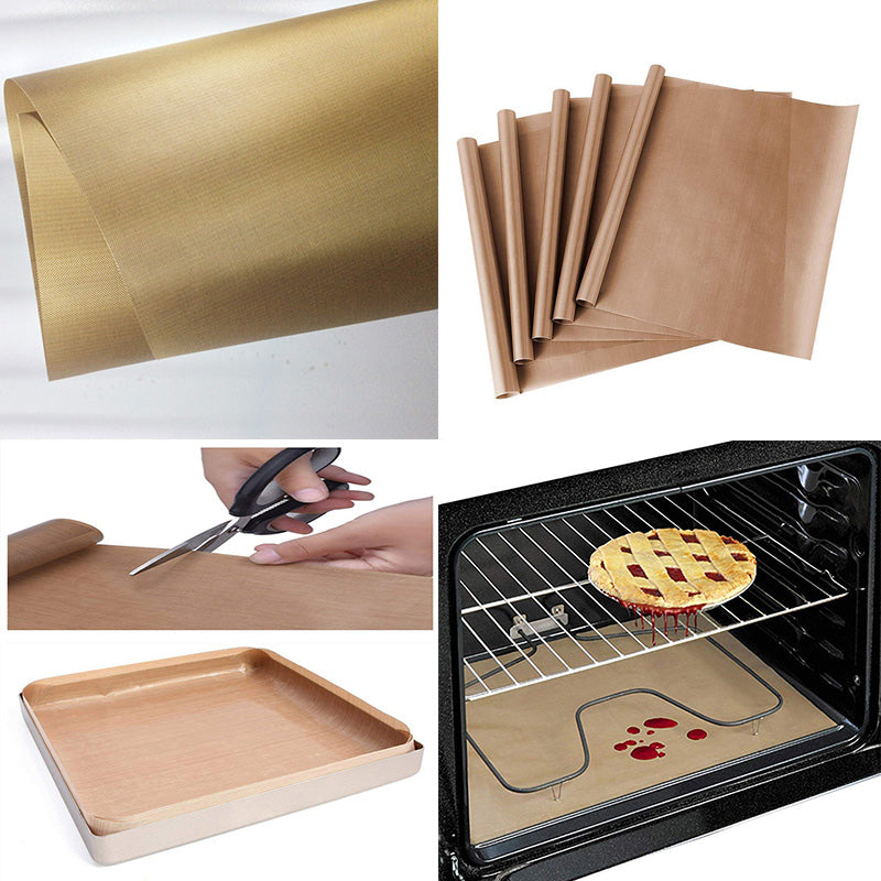 5pcs Baking Oilcloth Oilpaper Non Stick Heat Mat