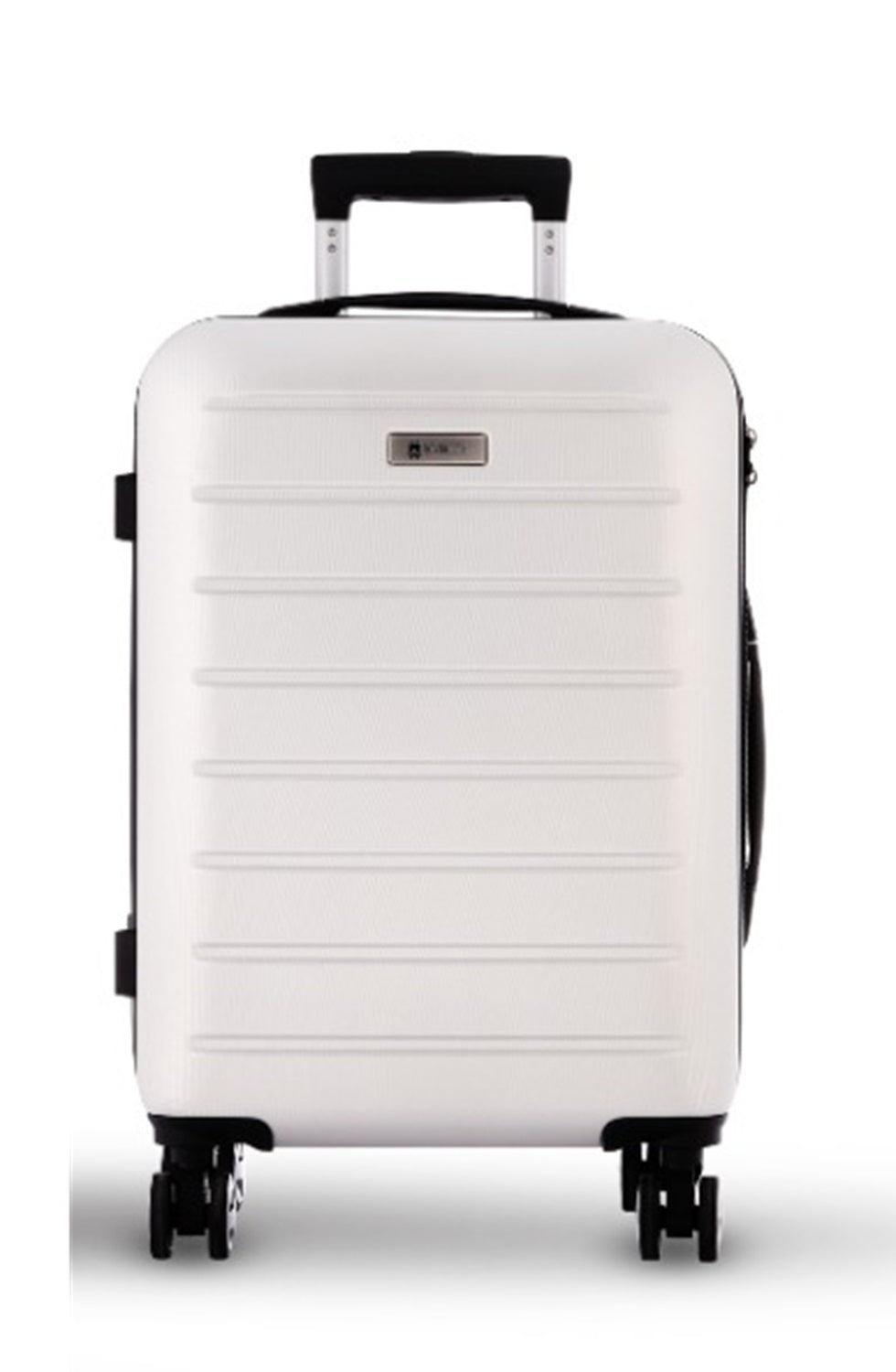 Luggage Suitcase 4 Wheels Trolley Bags for Travel White 28 Inches