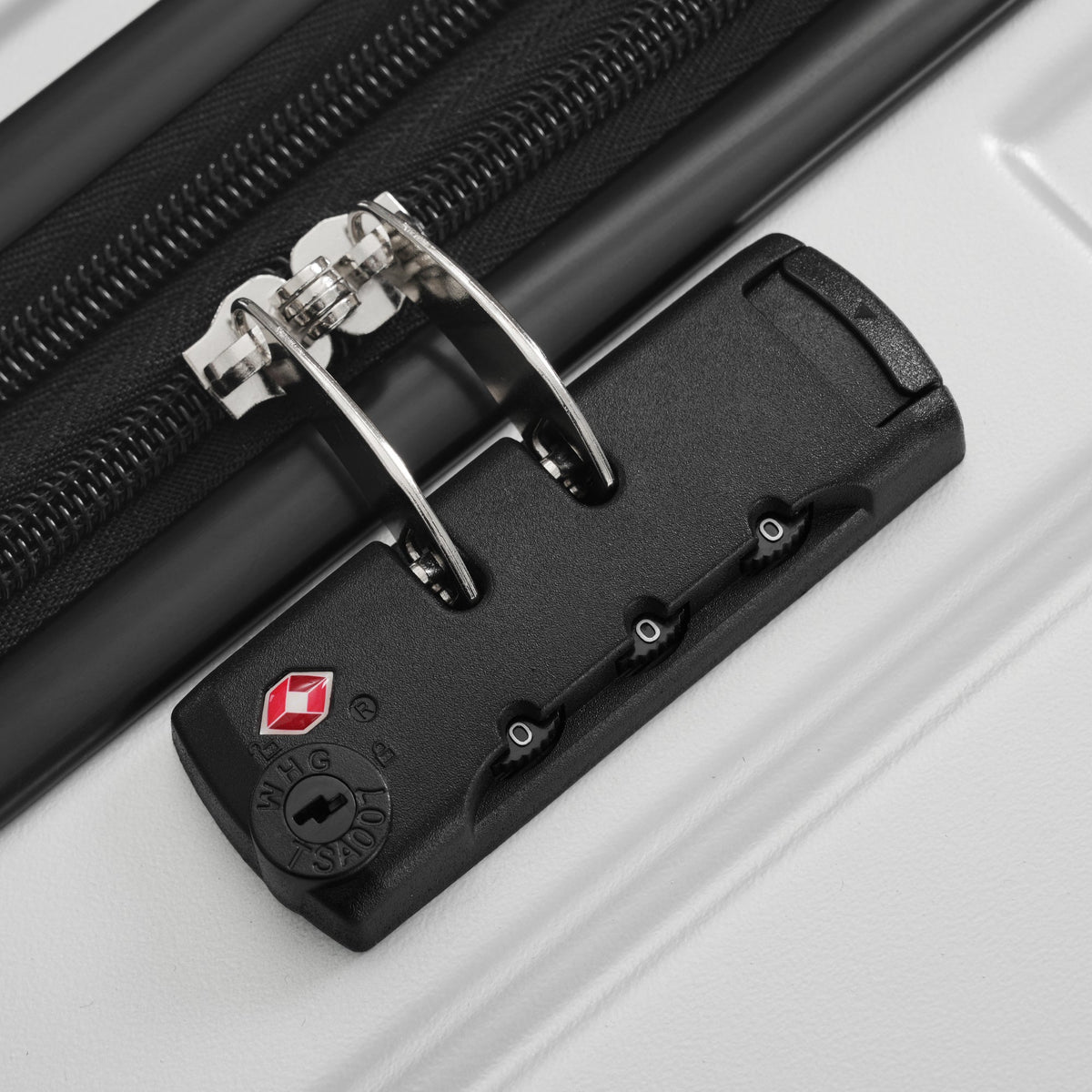 5-Piece ABS Hardshell Luggage Set with Half-Opening Cases and Double