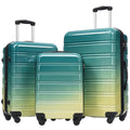 3-Piece PC Hardshell Luggage Set with TSA Lock, Spinner Wheels,