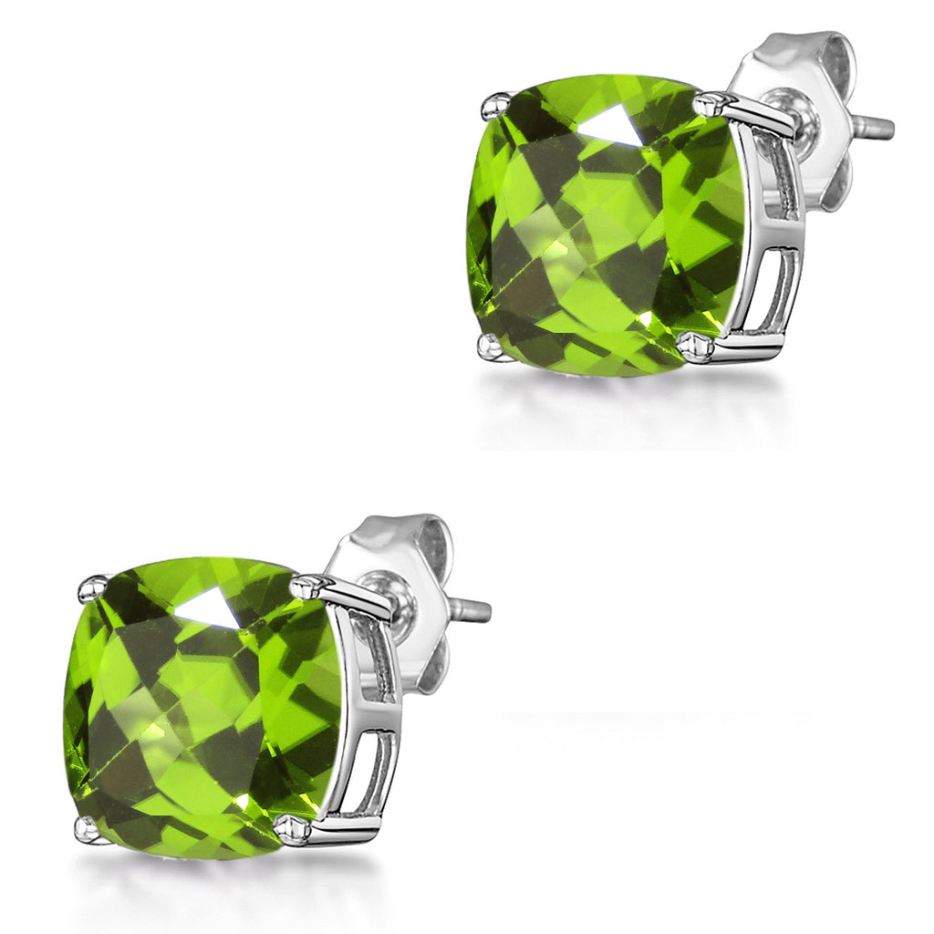 Dazzlers Birthstone Stud Earrings Sterling Silver