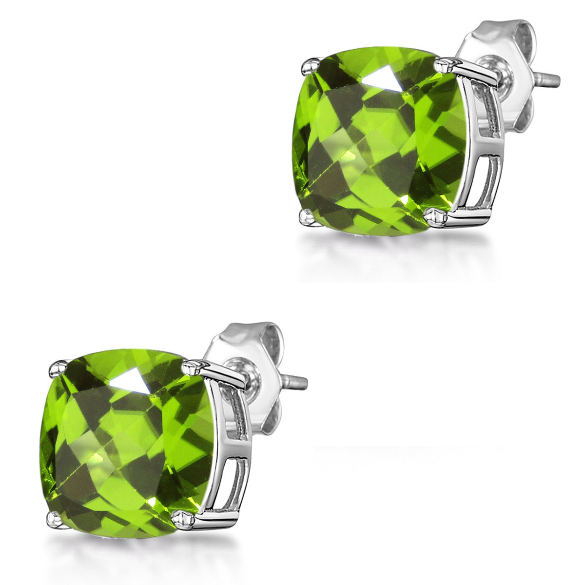 Dazzlers Birthstone Stud Earrings Sterling Silver