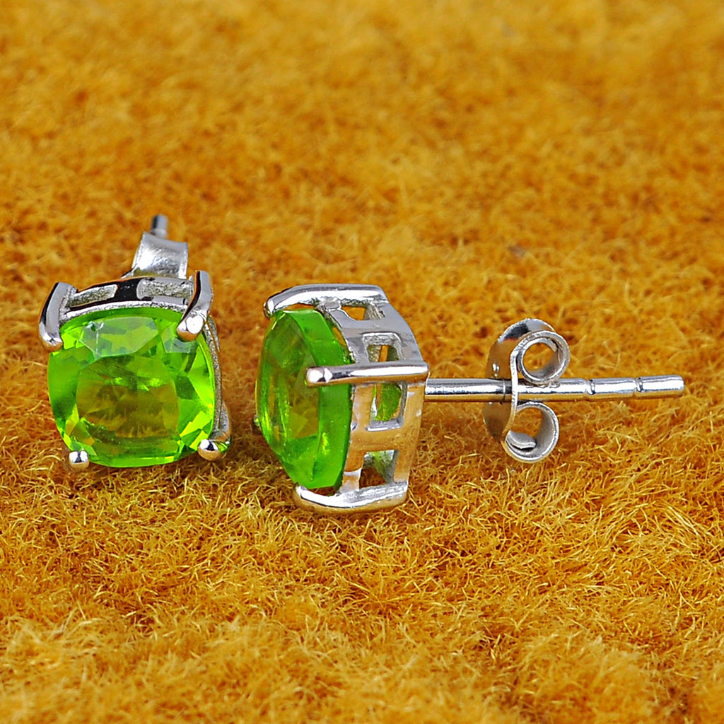 Dazzlers Birthstone Stud Earrings Sterling Silver