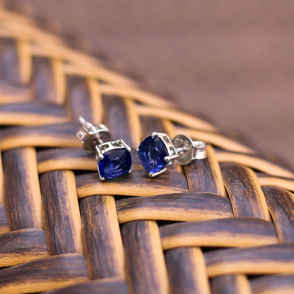 Dazzlers Birthstone Stud Earrings Sterling Silver